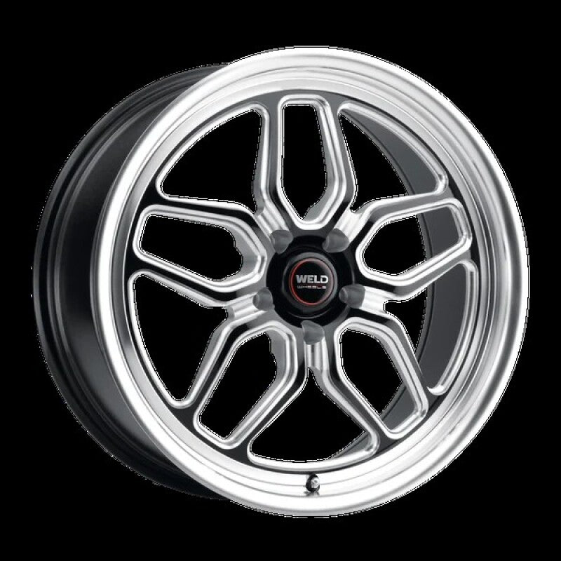 Weld Racing Laguna Drag 18x5 / 5x114.3 / ET -23 / BS 2.1 / 78.1 CB - Gloss Black Mille DIA