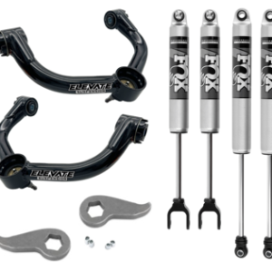 ELEVATE SUSPENSION 3" BASIC LIFT KIT WITH FOX PERFORMANCE SERIES 2.0 SMOOTH BODY IFP SHOCK'S, 2020+ CHEVROLET/GMC SILVERADO/SIERRA 2500HD/3500HD 2/4WD