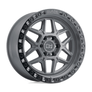 Black Rhino BR KELSO 17x9 6x139 -12 112 BTL GRY BLK
